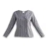 Reistor Women's Fitted Cotton Tweed Jacket In Grey In Grey
