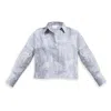 Reistor Oversized Boxy-fit Shirt In Blue