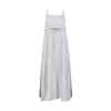 Reistor Strappy Maxi Dress In Grey
