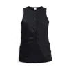 Reistor Women's Hemp Vest Jacket In Black