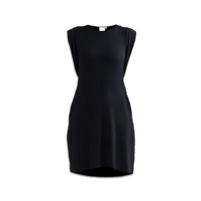Reistor Women's Muscle Tee Short Dress In Black