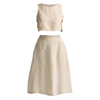 Reistor Women's Neutrals Breezy Summer Set In Neutral Beige