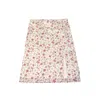 Reistor Women's Pink / Purple Brunch Petal Fusion Satin Skirt In Pink/purple