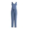 Reistor Relaxed Drawstring Jumpsuit In Blue