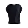 Reistor Women's Relaxed Tee In Black In Black