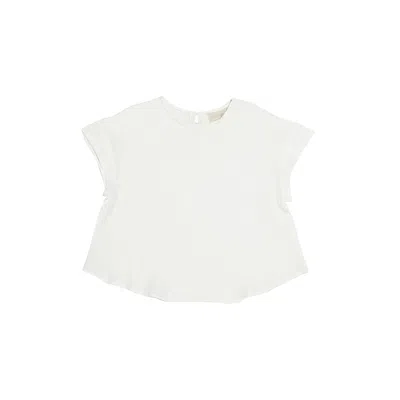 Reistor Women's Sandcastle Saturdays White Hemp Top