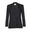 Reistor Women's Summer Heat Black Cotton Blazer In Black