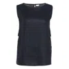 Reistor Women's The Black In Business Hemp Top In Black