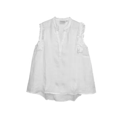 Reistor Women's Wind In My Hair White Hemp Shirt