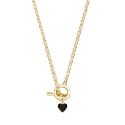 Rejected Hearts Club Gold Crush Heart Necklace, 18k Gold
