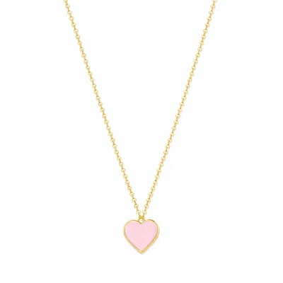 Rejected Hearts Club Single Hearted Girl Heart Necklace In Gold