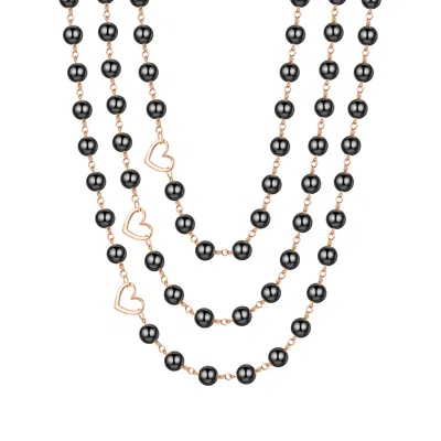 Rejected Hearts Club Women's Black Heiress Necklace