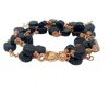 Rejected Hearts Club Women's Black Onyx Bracelet In Black
