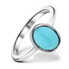 Rejected Hearts Club Women's Blue / Silver Turquoise Silver Healing Stack Ring In Multi