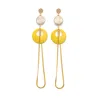 Rejected Hearts Club Women's Gold Devi Goddess Dangle Earrings In Gold