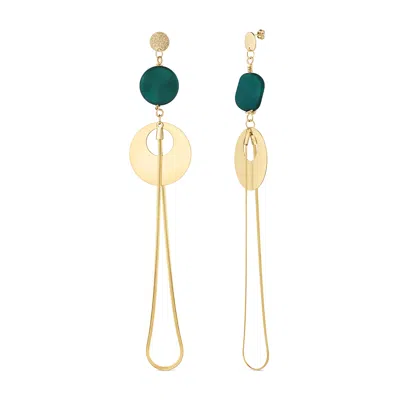 Rejected Hearts Club Women's Green Venus Alter Ego Dangle Earrings