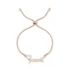 Rejected Hearts Club Women's Rose Gold Love Yourself Bracelet In Gold