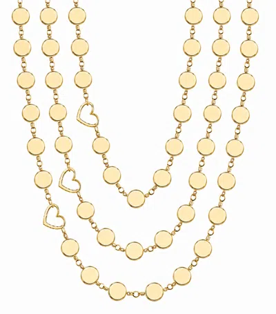 Rejected Hearts Club Women's What Golds Around Comes Around Coin Necklace
