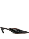 Rejina Pyo 40mm Mathilde Mule In Black