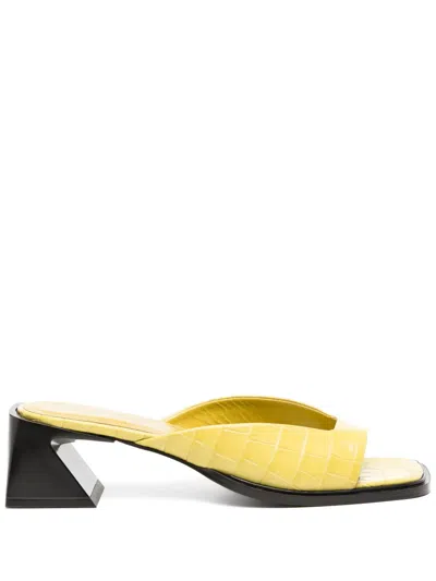 Rejina Pyo 60mm Annie Sandals In Gelb