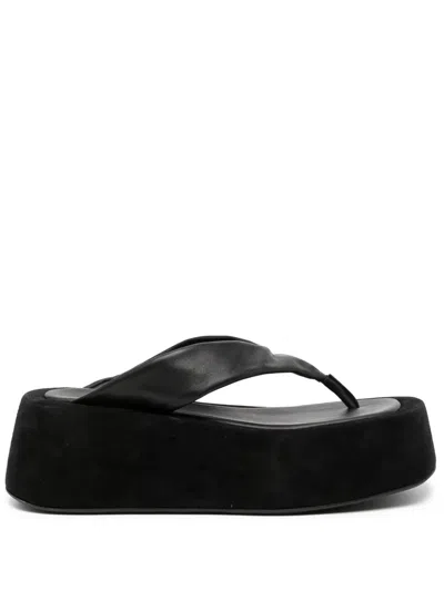 Rejina Pyo 65mm Nikki Sandalsca In Schwarz