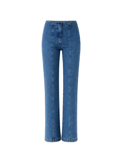 Rejina Pyo Athena Cotton Jeans In Blue