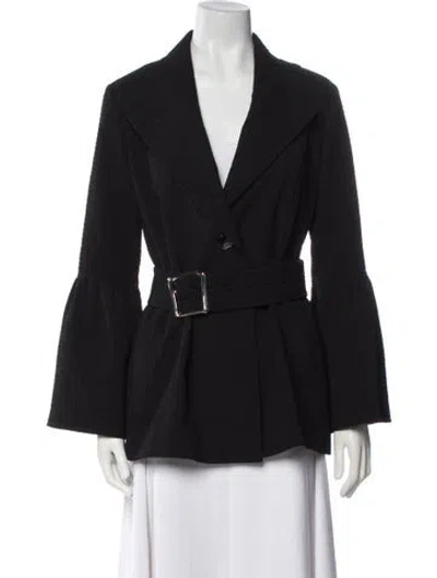 Pre-owned Rejina Pyo Blazer In Black