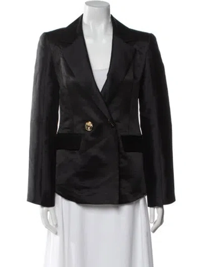 Pre-owned Rejina Pyo Blazer In Black