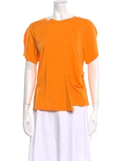 Pre-owned Rejina Pyo Crew Neck Short Sleeve T-shirt In Orange