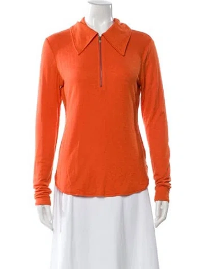 Pre-owned Rejina Pyo Crew Neck Sweater In Orange