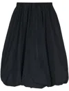 Rejina Pyo Flora High-waisted Puffball Midi Skirt In Blue