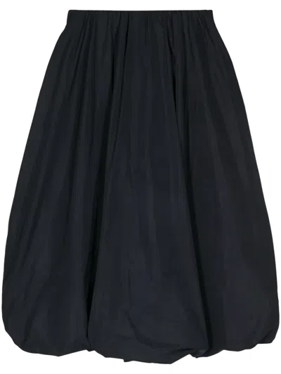 Rejina Pyo Flora High-waisted Puffball Midi Skirt In Blue