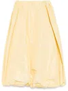 Rejina Pyo Flora High-waisted Puffball Midi Skirt In Yellow