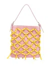 Rejina Pyo Frida Beaded Silk Bag In Pink