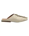 Rejina Pyo George Mule In Ivory Leather In White