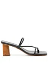 Rejina Pyo Harley 65mm Open-toe Sandals In Black