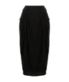 Rejina Pyo Karla Ruched Skirt In Black