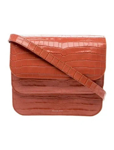 Pre-owned Rejina Pyo Leather Shoulder Bag In Orange