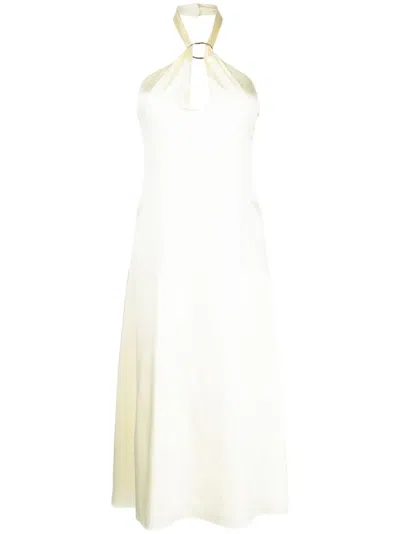 Rejina Pyo Lily Halterneck Dress In Yellow