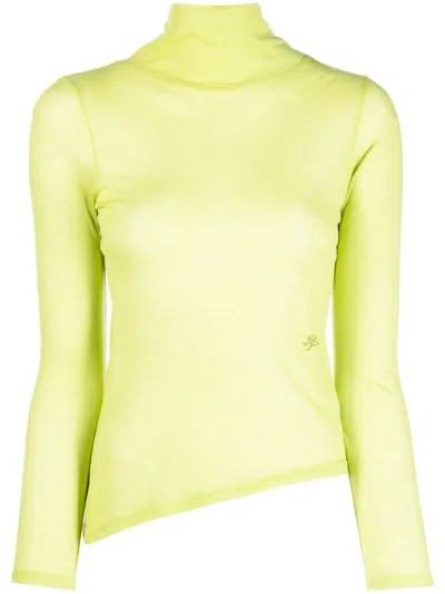 Rejina Pyo Logan Rollkragenoberteil In Green