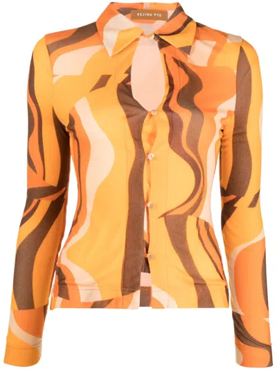 Rejina Pyo Lowry Oberteil In Orange