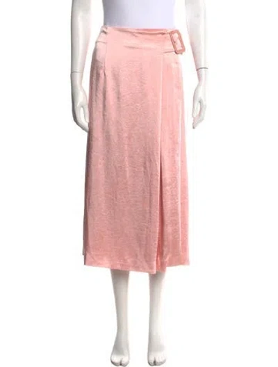 Pre-owned Rejina Pyo Midi Length Skirt In Pink