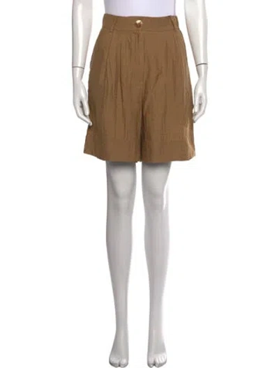 Pre-owned Rejina Pyo Mini Shorts In Neutrals
