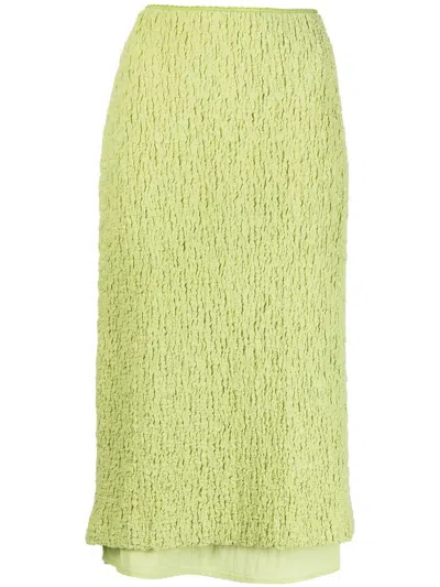 Rejina Pyo Mirren Rock Mit Hohem Bund In Green