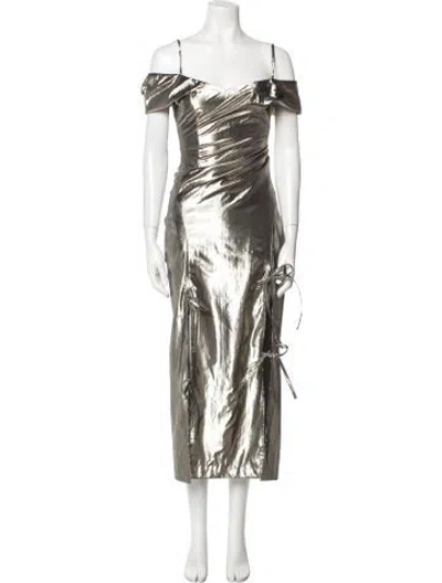 Pre-owned Rejina Pyo Printed Long Dress