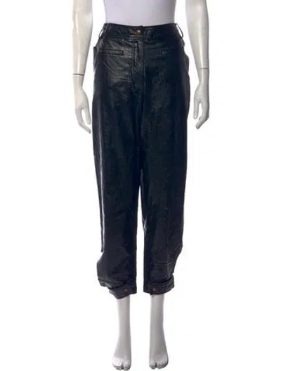 Pre-owned Rejina Pyo Straight Leg Pants In Black/blue