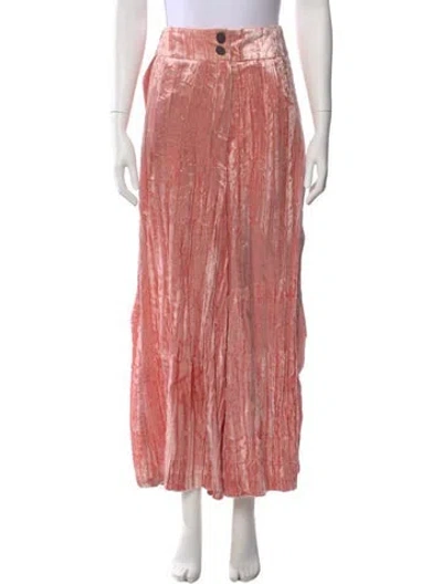 Pre-owned Rejina Pyo Straight Leg Pants In Pink