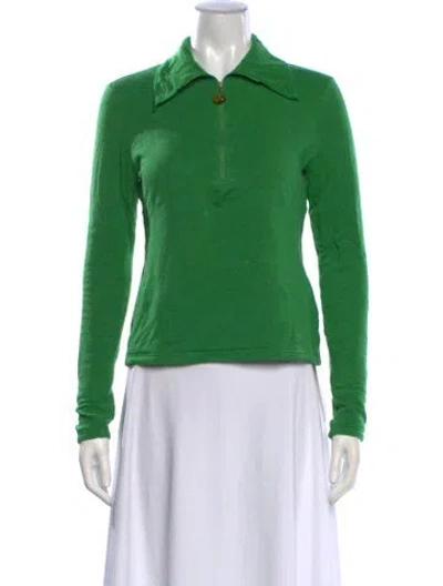 Pre-owned Rejina Pyo Sweater In Green