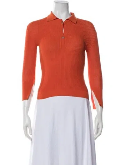 Pre-owned Rejina Pyo Sweater In Orange