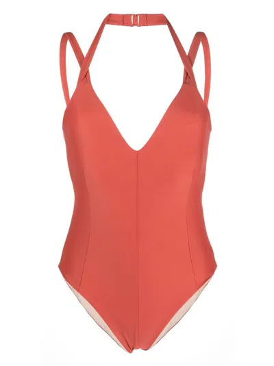 Rejina Pyo V-neck One-piece In Orange